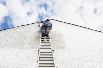 Peinture extérieure au Bourdet — façades et ravalement